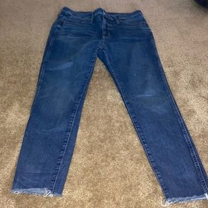Madewell High Rise Skinny Blue Jeans size 31 (12)
